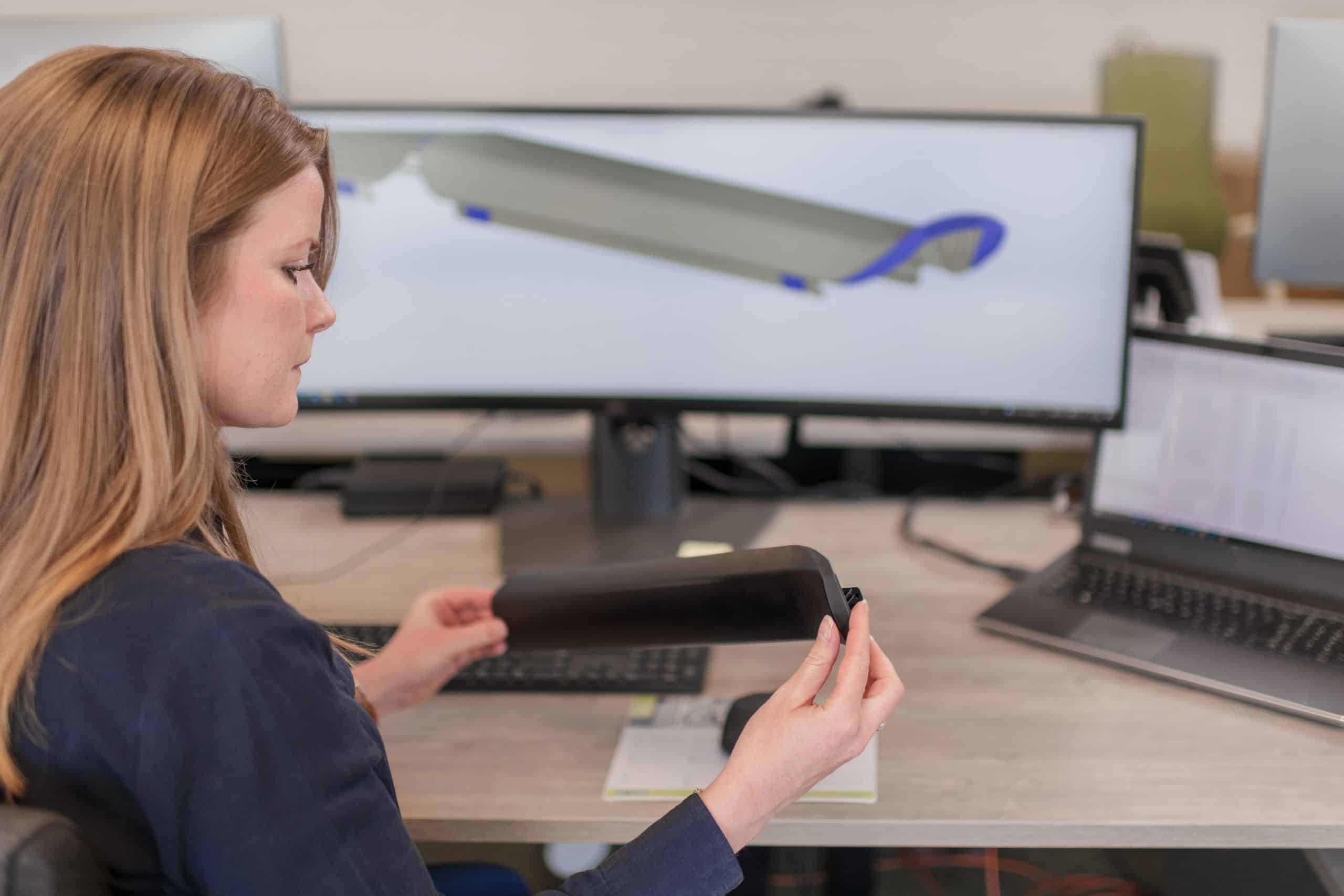 productontwikkeling van een kunststof onderdeel bij Timmerije